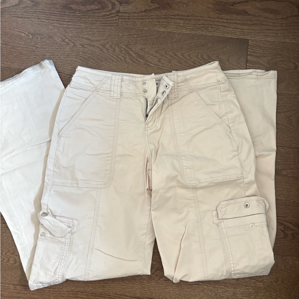 Garage Cargo Pants Cream
